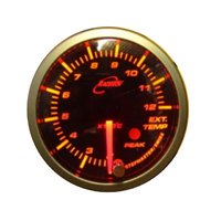Racetech 52EGTSWLS-P(^C) - AMBER - EGT Gauge 52mm with audible Alarm Exhaust Gas Temperature Pyrometer 