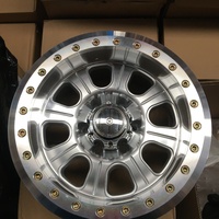 Offroad Alloy Genuine Beadlock Wheel Rim POLISHED 17x9 -30N 6x139.7 fits Nissan Patrol GQ Y60 GU Y61