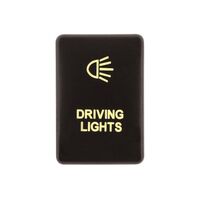 Hulk Push Button Switch - Late Toyota - Driving Light - Amber