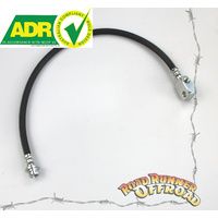 Rubber Extended Brake Line Front ABS fits Nissan Patrol GU Y61 3" 4" 5" inch lift ADR Approved