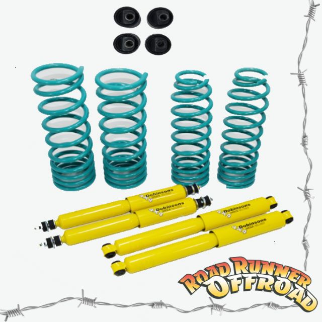 REAR 2" 50mm REMOTE RES SHOCK ABSORBERS FOR TOYOTA LANDCRUISER 80 105 SERIES 