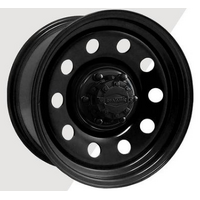 4x4 wheel 4WD rim steel 16X8 suits Landcruiser 76/78/79/105 5x150 black round holes Dynamic