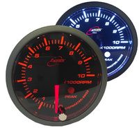 52TALSWLS-P - AMBER - Tachometer Gauge 52mm with audible Alarm 