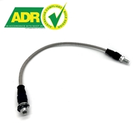 Braided Extended Brake Line Front Left with ABS for Toyota Landcruiser GXL 105 series 2" 3" inch lift ADR Approved