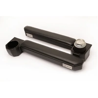 One Stone Black universal armrests & cup holder for Toyota Landcruiser 100 Series Full width (2x front)