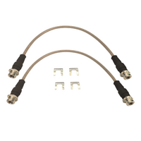 Rear Extended Braided Brake Lines Hoses Kit suit 2" lift Holden RG Colorado / Isuzu D-MAX 2012-2020