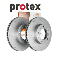 Protex Ultra 4WD HNS5 Slotted Brake Discs Rotors Front (Pair) for Toyota LandCruiser FZJ80 HDJ80 HZJ80 series