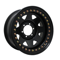 4x4 wheel 4WD rim genuine bead lock 16X8 suits Landcruiser 76/78/79/105 5x150 black triangle holes (sunraysia) Dynamic