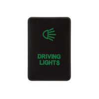 Hulk Push Button Switch - Late Toyota - Driving Light - Green