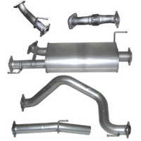 Hulk Stainless Steel Exhaust Kit With Muffler Delete - Toyota LandCruiser 200 Series 4.5 V8TD DPF-Back 2015-ON