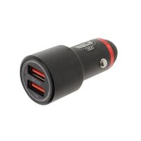 Dual USB In Car Socket Charger - QC3.0 & 2.4 Amp