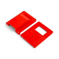 Hulk Slimline Single Surface Mount 50A Anderson Plug Housing Red HU6971R