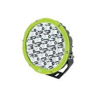 Hulk 7" Round LED Driving Lamp - Green Bezel