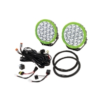 Hulk 7" Round LED Driving Light Kit with Interchangeable Bezels