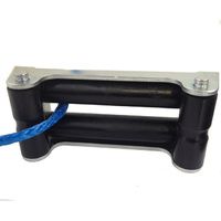 Synthetic winch rope roller fairlead conversion fits Dyneema dynamica UHMWPE