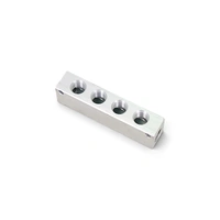 6 Port 1/4" BSP Air Manifold Block – Diff Lock, Free Spool & Breather Setup