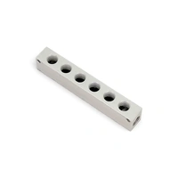 8 Port 1/4" BSP Air Manifold Block – Diff Lock, Free Spool & Breather Setup