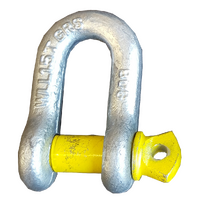 D shackle stamped and rated 11mm 1.5t