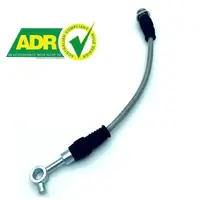 Braided Left Front Caliper Brake Line Hose for Nissan Y61 GU Patrol