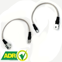 Braided Extended Brake Line Kit Front & Rear fits Nissan Patrol GU Y61 ZD30 2" 3" 4" 5" inch lift ADR Approved