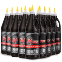 Nitro 80W-140 Synthetic Plus Gear Oil Gl5 Case Of 12 Qts