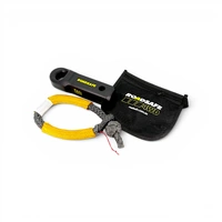Black Roadsafe 4WD Alloy Recovery Hitch - With Road safe soft shackle