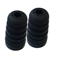 Bump stops (front) extended Rubber x 2 for Nissan GU Patrol 80 series style with 25mm spacers