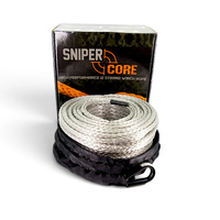Sniper Core 4WD Winch Rope Kit 12 Strand 8mm x 40M  Grey (6,000kg MBS)