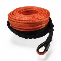Sniper Core 4WD Winch Rope Kit 12 Strand 8mm x 40M  Orange(6,000kg MBS)