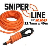 12.7mm x 40m Sniper Line Competition Winch rope Braided outer cover 22,000lb