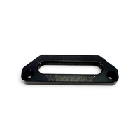 WinchGear Extended Aluminium Hawse Fairlead Standard Width – Black Anodised, Synthetic Rope