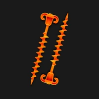 TIEGEAR SOFT TERRA X2 fibreglass reinforced sand soft terrain peg for awnings and tents