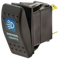 SWITCH ROCKER ON / OFF 12/24V 20amp - DRIVING LIGHTS SYMBOL