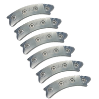 Replacement Bead lock Ring  Suits Trail Gear Creeper Lock  POLISHED ALLOY  Set of 6 Segments