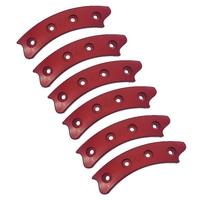 Replacement Bead lock Ring  Suits Trail Gear Creeper Lock  Red - Set of 6 Segments