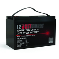 100Ah 12.8V Lithium LiFePO4 Deep Cycle Battery