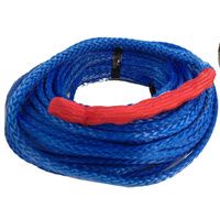 UHMWPE Winch Rope BLUE 10mm x 30M Synthetic Cable fits all low mount winches