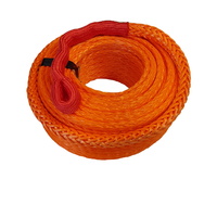 UHMWPE Winch Rope ORANGE 10mm x 30M Synthetic Cable fits all low mount winches